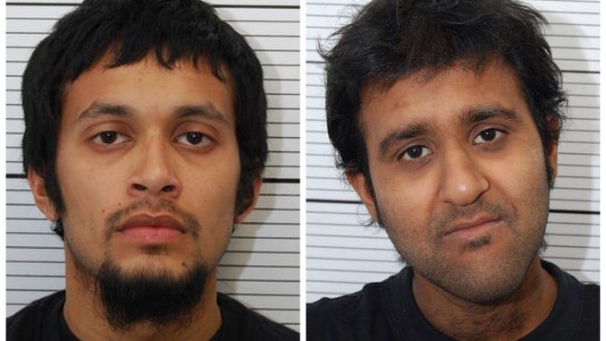 Mohammed Nahin Ahmed (left) and Yusuf Sarwar